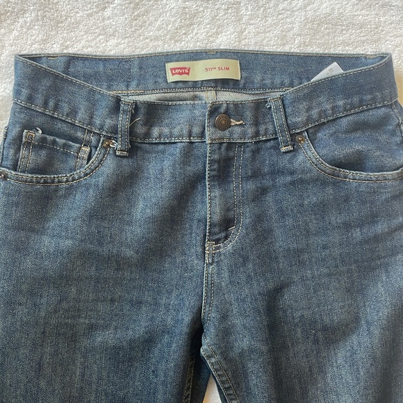 Levi's 511 Slim Fit Jeans Dark Wash Denim Mens 30x30 Basic Casual Vintage - Picture 3 of 10